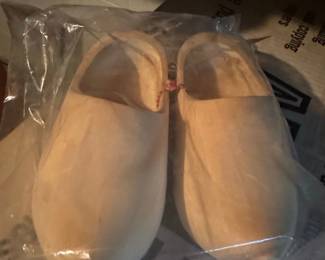 Unfinished Wooden Dutch Clogs