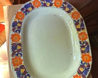 Adams Brocade Titian Ware Platter