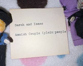 Sarah and Isaac Amish Couple Dolls second image