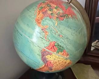 Vintage Replogle inch Terrestrial Globe