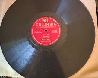 Columbia Records RPM Record  KebLah by Harry James and his Orchestra
