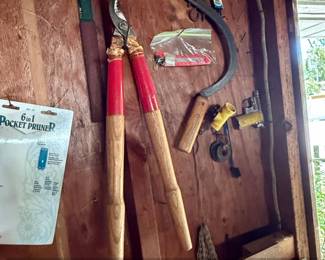 Vintage Corona Bypass Loppers and Curved Sickle