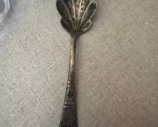Nickel Silver Co. Serving Spoon