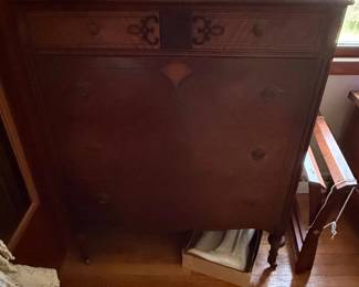 Vintage Waterfall Dresser