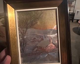 SL Made in Holland Foil Art Winter Scene