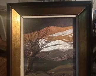 Framed Landscape Painting