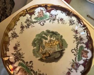 Masons Leeds Copper Luster Transferware Plate
