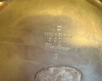Reed  Barton Mayflower Silverplate Serving Dish second image