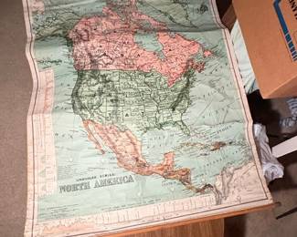 North America Educational Wall Map
