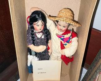 Pedro of Mexico Pair of Dolls