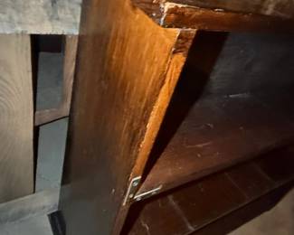Antique Wooden Bookcase second image