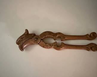 Vintage Cast Iron Dragon Head Nutcracker