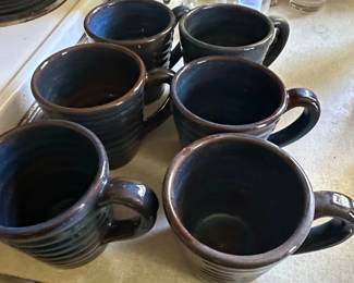 Set of Mike Mastroberti Pottery Mugs
