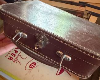 Vintage Small Suitcase or Vanity Case