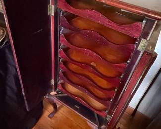 Vintage Mahogany Sheet Music Cabinet second image