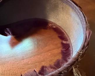 Vintage Pheasant Feather Hatband second image