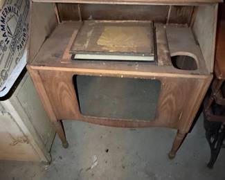 Vintage Sewing Machine Cabinet