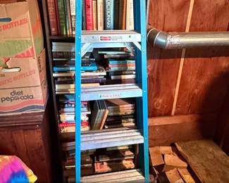 Werner ft Aluminum Step Ladder with Books
