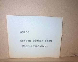 Black Americana Sambo Cotton Picker Folk Art Doll second image