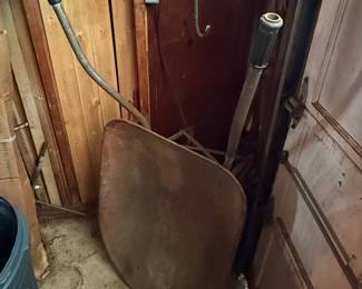 Vintage Metal Wheelbarrow