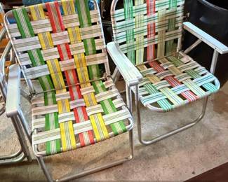 Lawn Chair USA Classic Webbed Folding Aluminum Chair