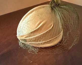 Vintage Pillbox Hat with Veil