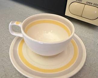Franciscan Pottery Sundance Cup and Saucer Set