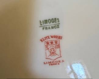 Limoges Elite Works S.M. Porcelain Plate second image
