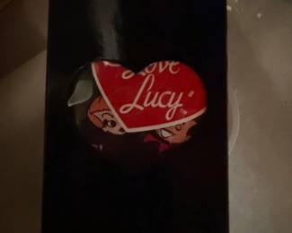 I Love Lucy Heart Shaped Collectible Tin