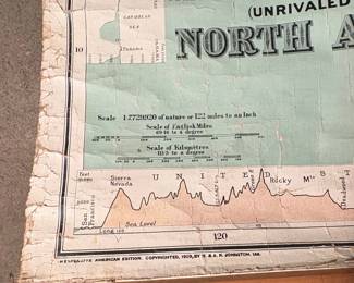 North America Educational Wall Map second image