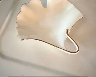 Mikasa Ivory Bone China Larry Laslo Design kt Gold Candy Dish