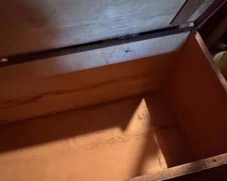 Vintage Military Foot Locker or Trunk second image