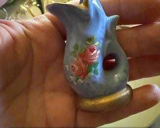 Occupied Japan Miniature Pitcher with Roses