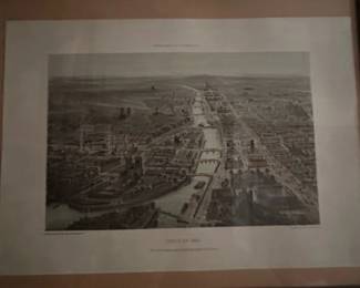 Paris en Lithograph by Flix Benoist