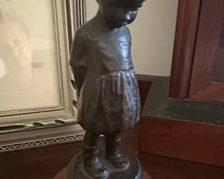 Bronze Figurine of a Young Girl by Abastenia St. Leger Eberle