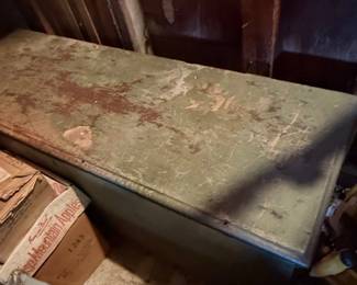 Vintage Military Foot Locker or Trunk