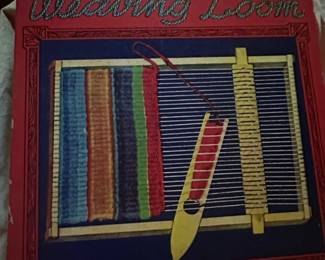Vintage Sam Gabriel Toys Wooden Weaving Loom Set