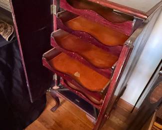 Vintage Mahogany Sheet Music Cabinet third image