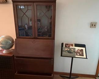 Antique Secretary Desk with Hutch
