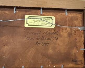 Dore Skidmore New Orleans French Market Woodgraph third image