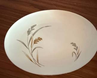 Arlen Fine China Harvest Pattern Oval Platter