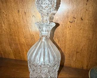 Cut Glass Decanter with Stopper Princess House