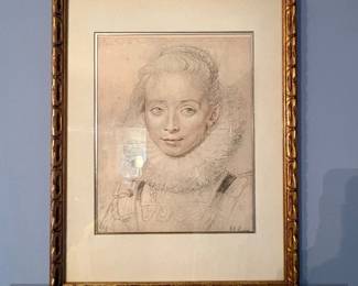 Portrait of Clara Serena by Peter Paul Rubens after