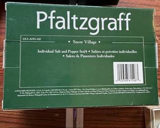 Pfaltzgraff Snow Village Individual Salt and Pepper Set second image