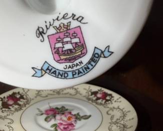Del Mar Hand Painted Cup and Saucer Set third image