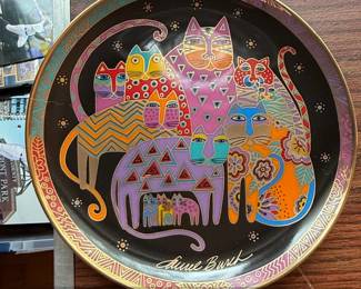 Laurel Burch Fabulous Felines Limited Edition Fine Porcelain Plate