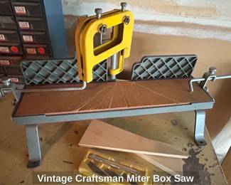 Vintage Craftsman Miter Box Saw