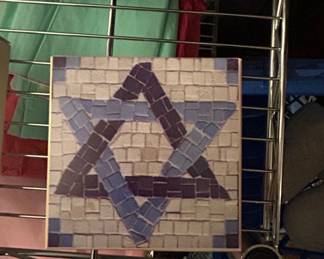 Star of David Mosaic Tile