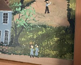 Amish Folk Art Painting by Ellie third image