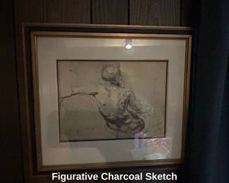 Figurative Charcoal Sketch